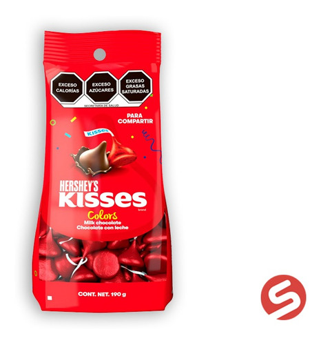 Hersheys Kisses Colors Chocolate Con Leche 190 Gr