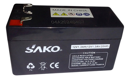 Batería Seca Recargable 12 Voltios 1.3 Ah