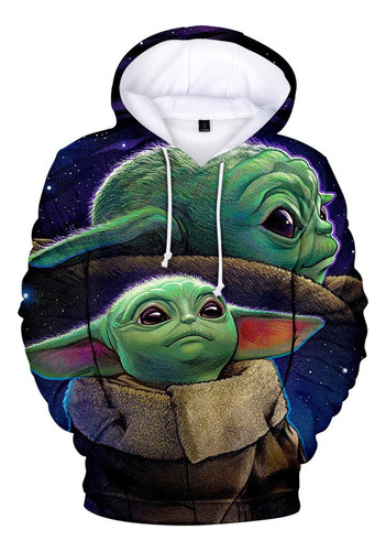 Star Wars Cosplay Sudaderas Baby Yoda Grogu Chamarras