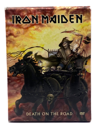 Dvd Iron Maiden - Death On The Road / 3 Discos - Made In Usa