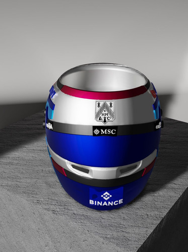 Mate Casco Franco Colapinto Alpine 2025 - 3d Colapinto 2025 Colapinto 2025