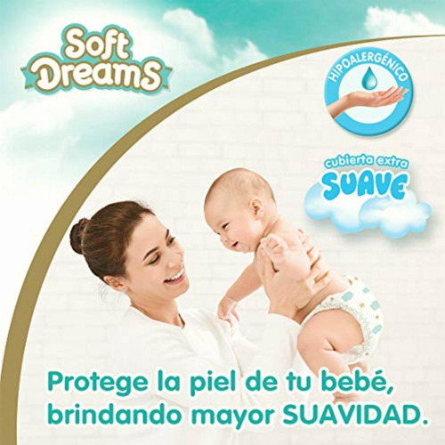 Soft Dreams Pañales Para Bebé Etapa 2 Talla Ch 40 Piezas
