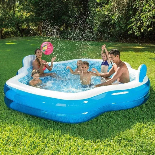 Members family pool - 1000 L - Azul - Caja