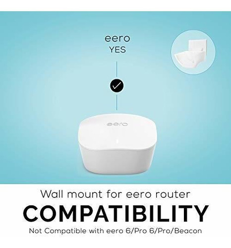 Soporte Pared Inclinado Para Eero Mesh Wifi No 6 Pro Vhb