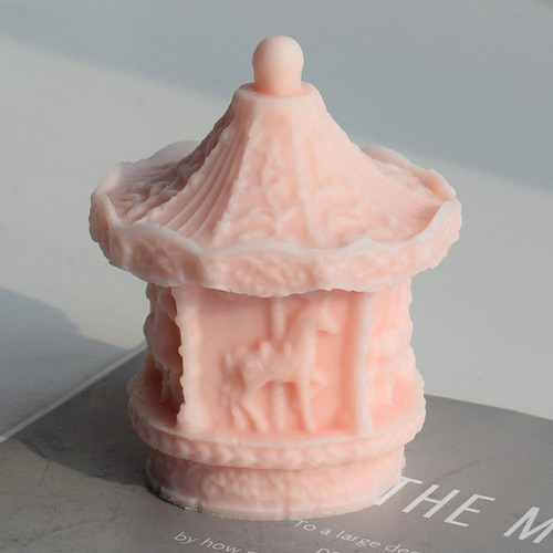Molde De Silicona Para Velas Molde En Forma De Carrusel Anti
