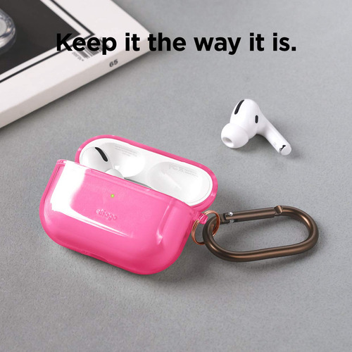 Funda Elago Compatible Con AirPods Pro, Tpu Transparente, Ro