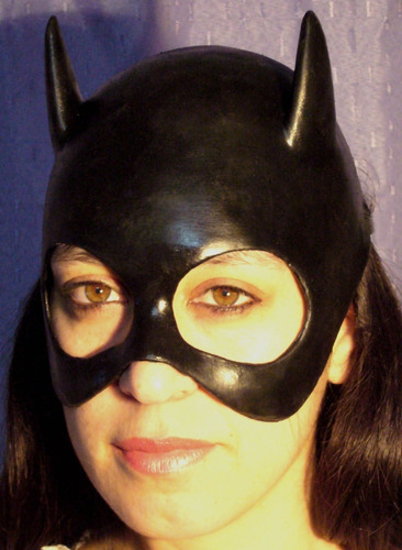 Máscara De Látex Catwoman Gatubela Batman Disfraz Halloween