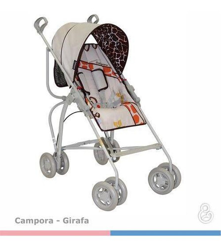 Carrinho De Bebe Galzerano Campora Girafa 1005gir