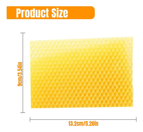 Hojas De Cera De Abejas, 30 Unidades, Láminas De Base De Cer