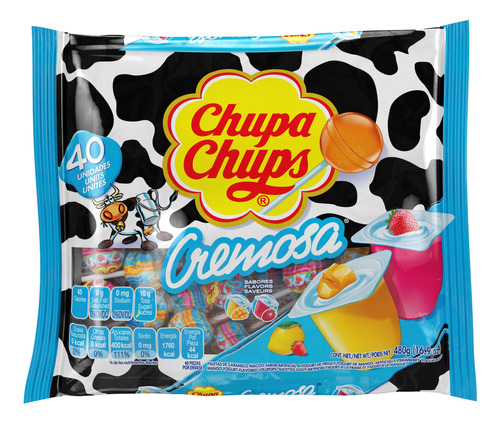 Chupa Chups Paleta, 40 Ventosas De Caramelo Para Ninos, Yogu