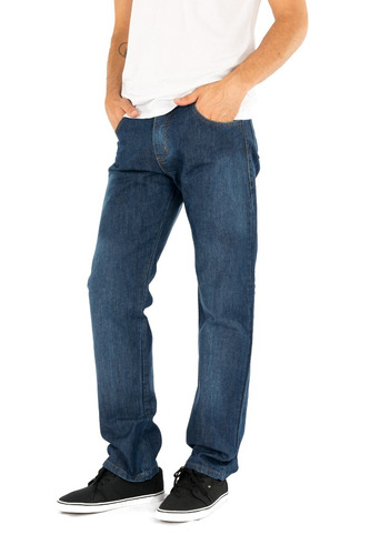 Imagen 3 de 4 de Jean Recto Hombre - Azul O Negro - B A Jeans