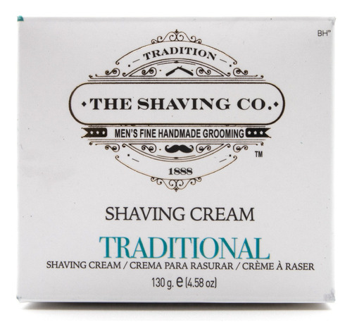 The Shaving Co Crema Para Afeitar Menta Cedro Shaving Cream. Traditional Shaving Cream. Contiene Vitaminas B5, E, F y P. Libre de Parabenos Vegano. Humecta Hidrata y Nutre la Piel. Unisex