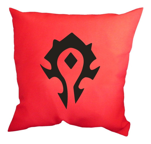 Imagen 2 de 6 de Almohadones Estampados World Of Warcraft Wow Horda Wilwarin