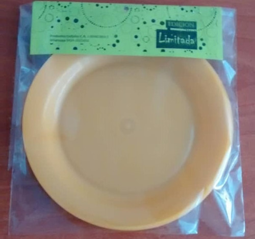 Juego De 6 Platos Llanos De Plástico Rehusable