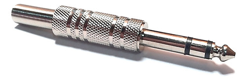 Plug Estereo Microfono 1/4 Metalico Plug Stereo (2 Unidades)