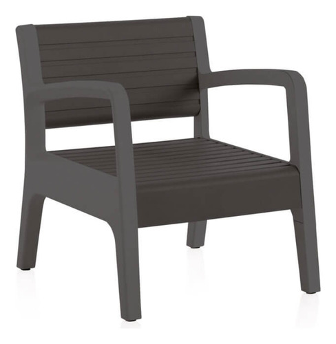 Juego De Living Para Exterior - Set Miami Grafito