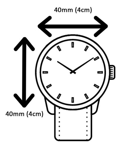 Relogio Social Masculino Quartz Pulseira Couro Preto Marrom
