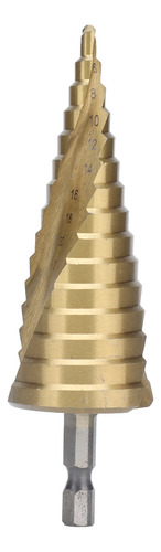 Broca Escalonada Step Bit Fast Change Hss Ti Coated Spiral