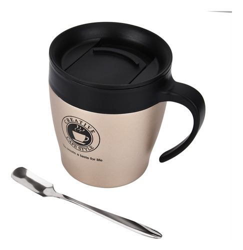 Taza De Café Con Aislamiento De Acero Inoxidable