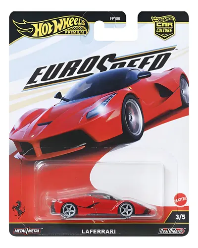 Hot Wheels Premium Laferrari Euro Speed Car Culture - Mattel