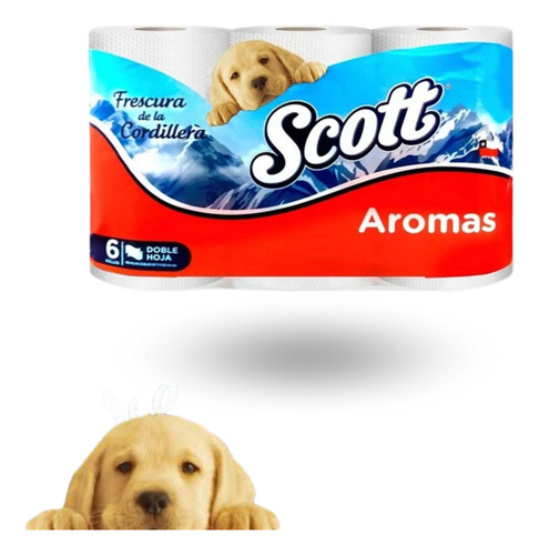 Papel Higiénico Scott Aromas 24 Rollos X22 Metros Doble Hoja
