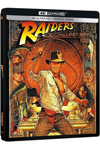 4k Ultra Hd Blu-ray Indiana Jones / 4 Films Steelbook