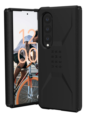 Funda Resistente Para Samsung Z Fold 4 Uag Negro