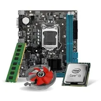 Comprar Kit Pl Mãe H61 + Proc I3 3220 + Mem 16 Gb Ddr3 + Cooler