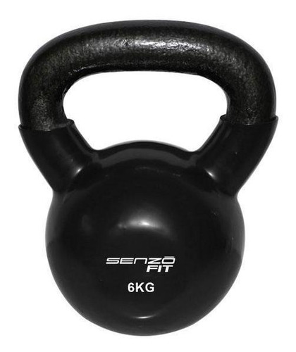 Pesa Rusa Kettlebell 6kg Cubierta De Vinilo Senzo 