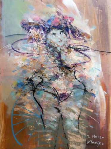 Figura, Pastel De Leandro Manzo (Usado)