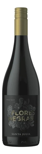 Vino Flores Negras Pinot Noir 750ml Santa Julia Fullescabio