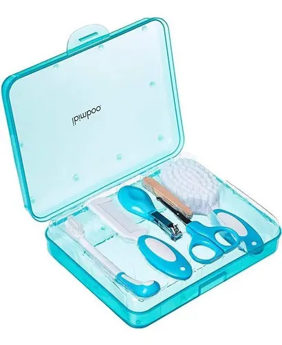 Kit Higiene Para Bebê Azul