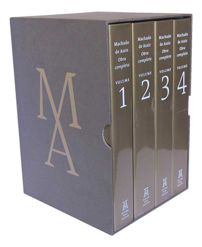 Machado De Assis Obra Completa - 4 Volumes - Novo - Lacrado