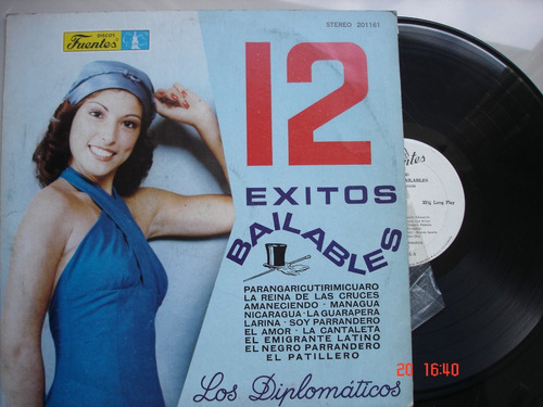 Vinyl Vinilo Lp Acetato Los Diplomaticos  12 Exitos Bailable