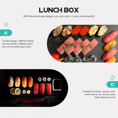 Contenedor Japonés Para Pícnic, Lonchera Para Sushi, Estilo