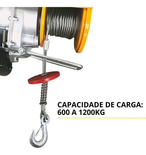 Talha Elétrica 600 A 1200 Kg 220v Iwge600 Importway