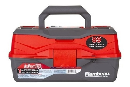 Caja Pesca Adventurer Con Accesorios Rojo - Flambeau 6381td