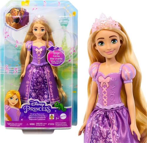 Producto Generico - Disney Princess By Mattel - Muñeca Rap