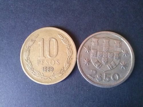 Moneda Portugal 2,50 Escudos 1974 (c24)