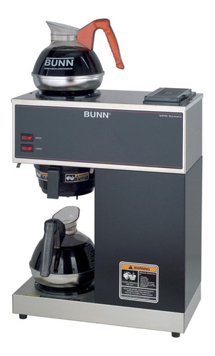 Bunn Vpr-2ep Cafetera Comercial 2 Calentadores 14 Litros