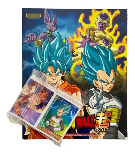 ALBUM DRAGON BALL Z SUPER METALIZADO + SET COMPLETO