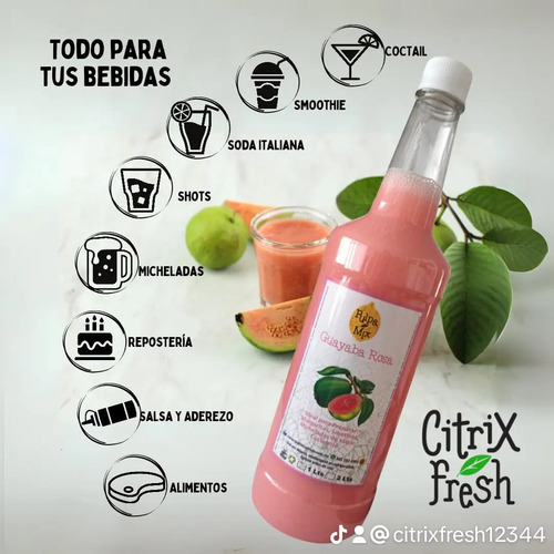 Mix De Pulpa De Fruta 100% Natural Cocteleria/smooth 12 Pack