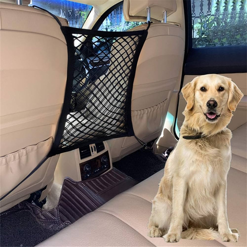 Red Auto Divisor Para Asiento Trasero Para Mascotas Perros