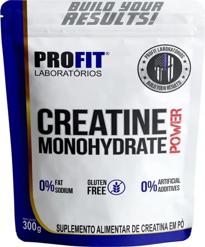 Creatina Monohydrate Power Em Pó - Refil 300g - Profit F