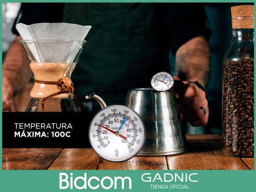 Termómetro Barista Profesional Cafeteria Con Pinza Cocina