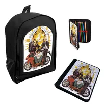 Comprar Combo Escolar Mochila Carpeta Cartuchera Death Note M33