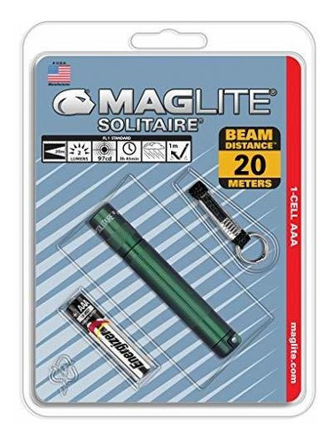 Maglite Solitaire Aaa Incandescente. Linterna Verde K3a396 A