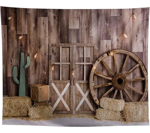 Allenjoy 10x8ft Western Cowboy Backdrop For Portrait Photogr