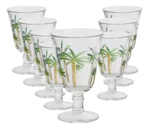Comprar Jogo De 8 Taças Para Água Palm Hand Lyor Cristal 240ml