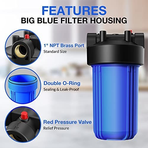 Carcasa De Filtro Simpure De 10 Pulgadas Con 10 X 4.5 Cto Ca